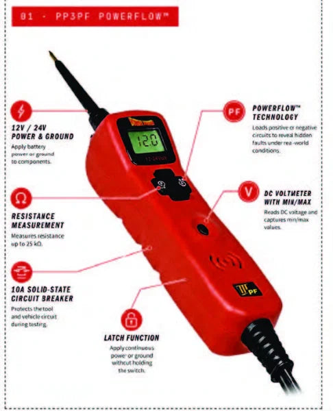 PowerProbe 3 with PowerFlow Technology Red