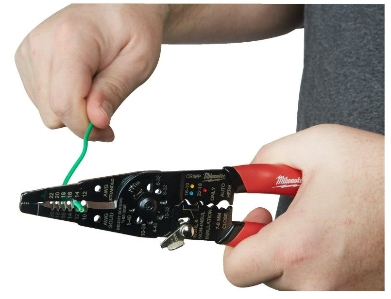 Milwaukee Multi-Purpose Wire Stripper with Crimper - 4932493816