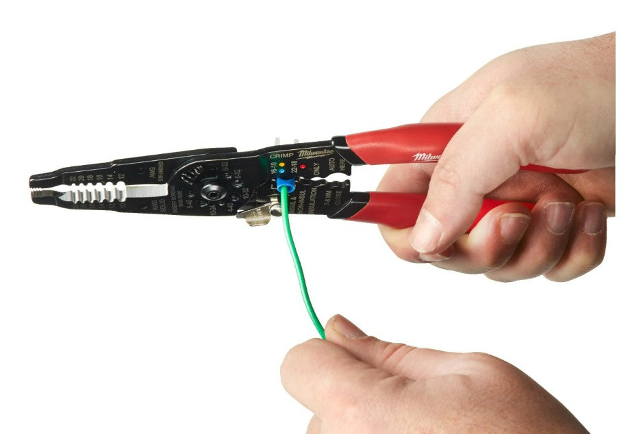 Milwaukee Multi-Purpose Wire Stripper with Crimper - 4932493816