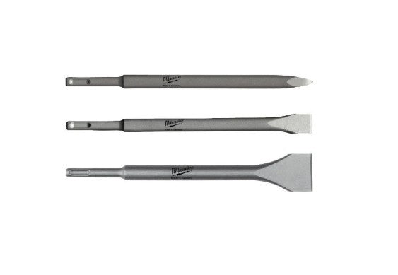 Milwaukee SDS+ Chisel Set - 3 Piece - 4932430001