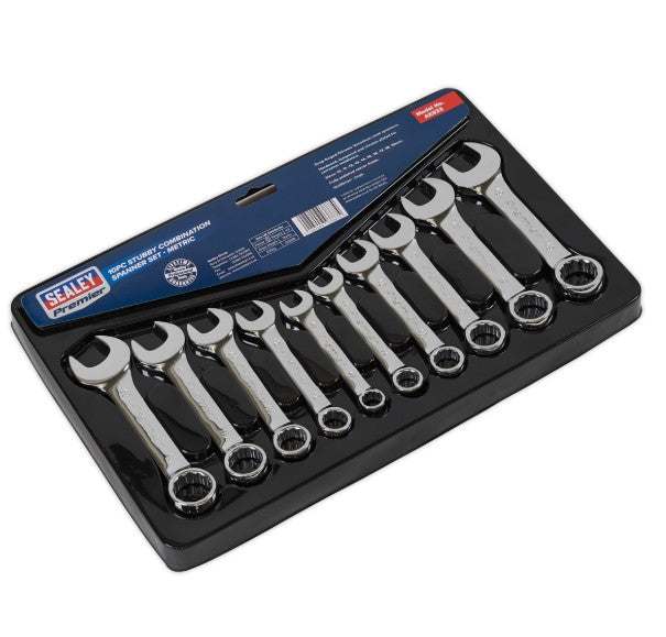Sealey
Premier Stubby Combination Spanner Set 10pc