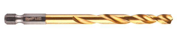 Milwaukee 48894715 Shockwave HSS-Tin Metal Drill Bit 6.5mm - 1 Piece