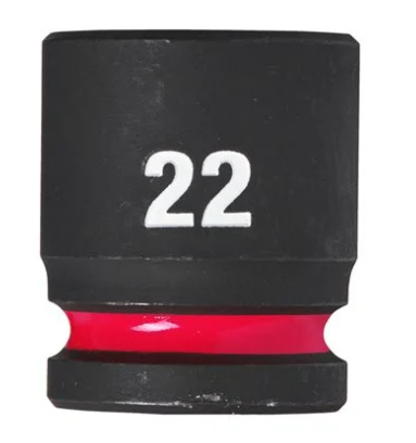 Milwaukee 4932480316 22mm Shockwave Impact Duty 1/2" Drive Impact Socket Shallow