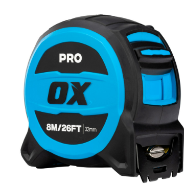 Ox Tools OX-P506408 Pro Tuff Blade Tape Measure - 8m/26ft