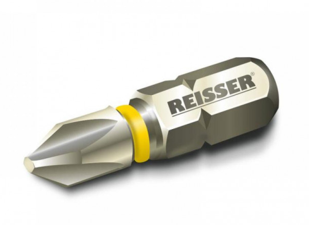 Reisser PH01W Torsion Screwdriver Bit C6.3 x 25mm - PH1 - 2 Pack