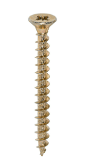 Timco 50050SOLOC Solo Chipboard & Woodscrews PZ Double Countersunk - Yellow (5 x 50mm)