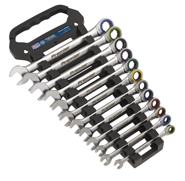 Sealey
Premier Platinum Combination Ratchet Spanner Set 12pc