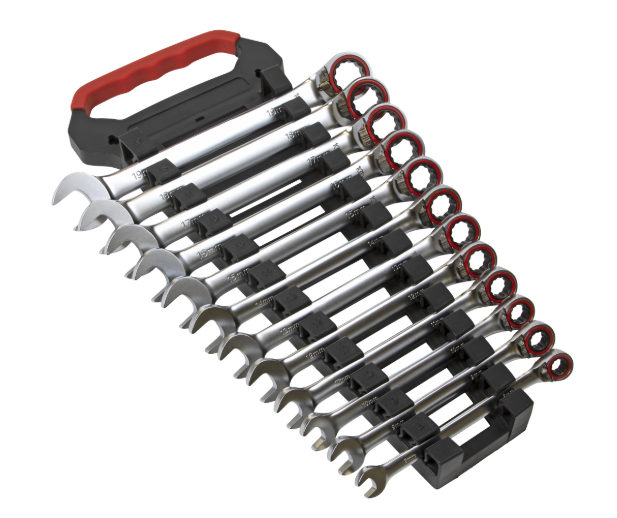 Sealey
Premier Platinum Flexi-Head Ratchet Combination Spanner Set 12pc