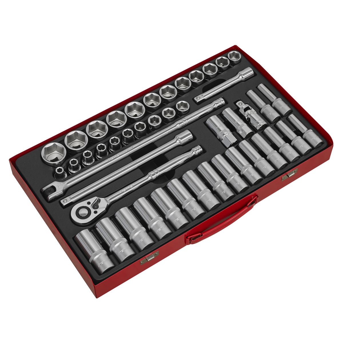 Sealey
Premier Socket Set 1/2"Sq Drive 46pc