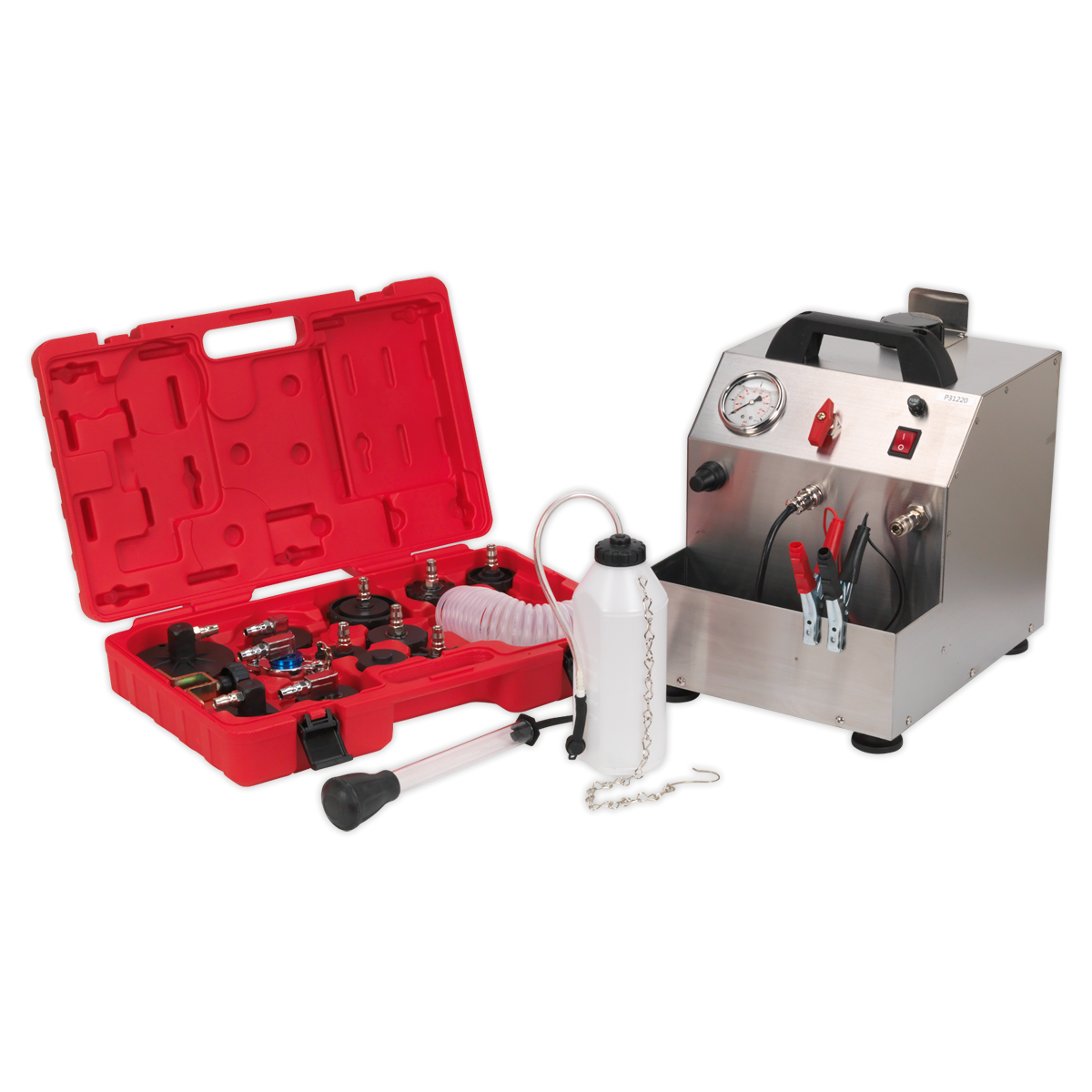 Sealey
Brake & Clutch Pressure Bleeder Kit 12V