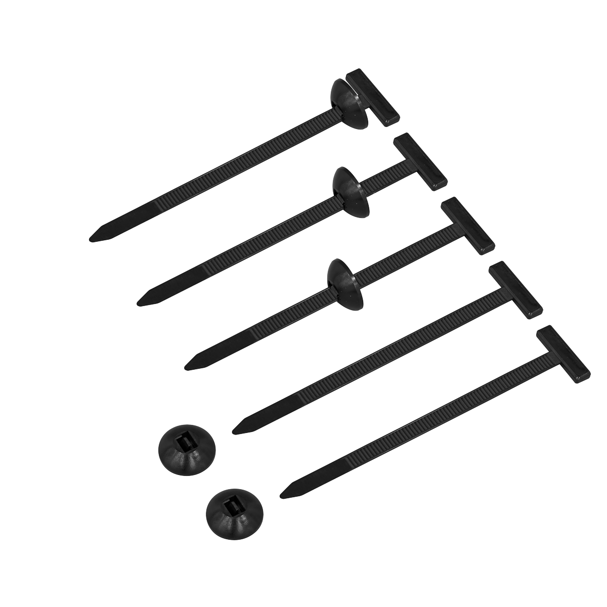 Sealey BCT90 Buckle Cable Ties 90 x 5mm — Pack of 100 - Confirms