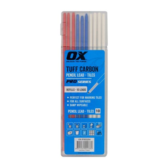 Ox Tools OX-P503204 Tuff Carbon Pencil Leads - Tile