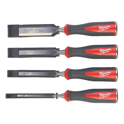 Milwaukee Beveled Edge Chisel Set 4pc (4932479897)