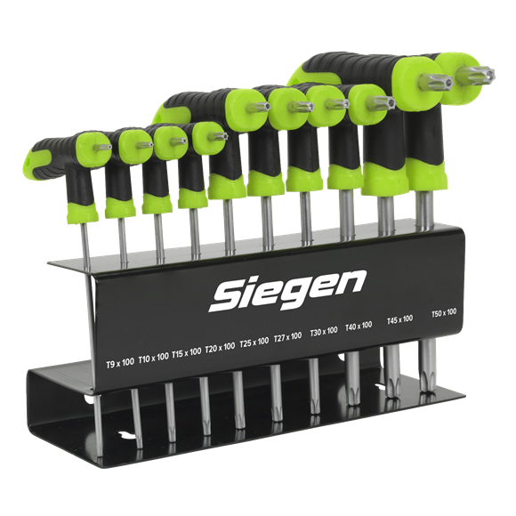 Sealey
Siegen T-Handle TRX-Star* Key Set 10pc