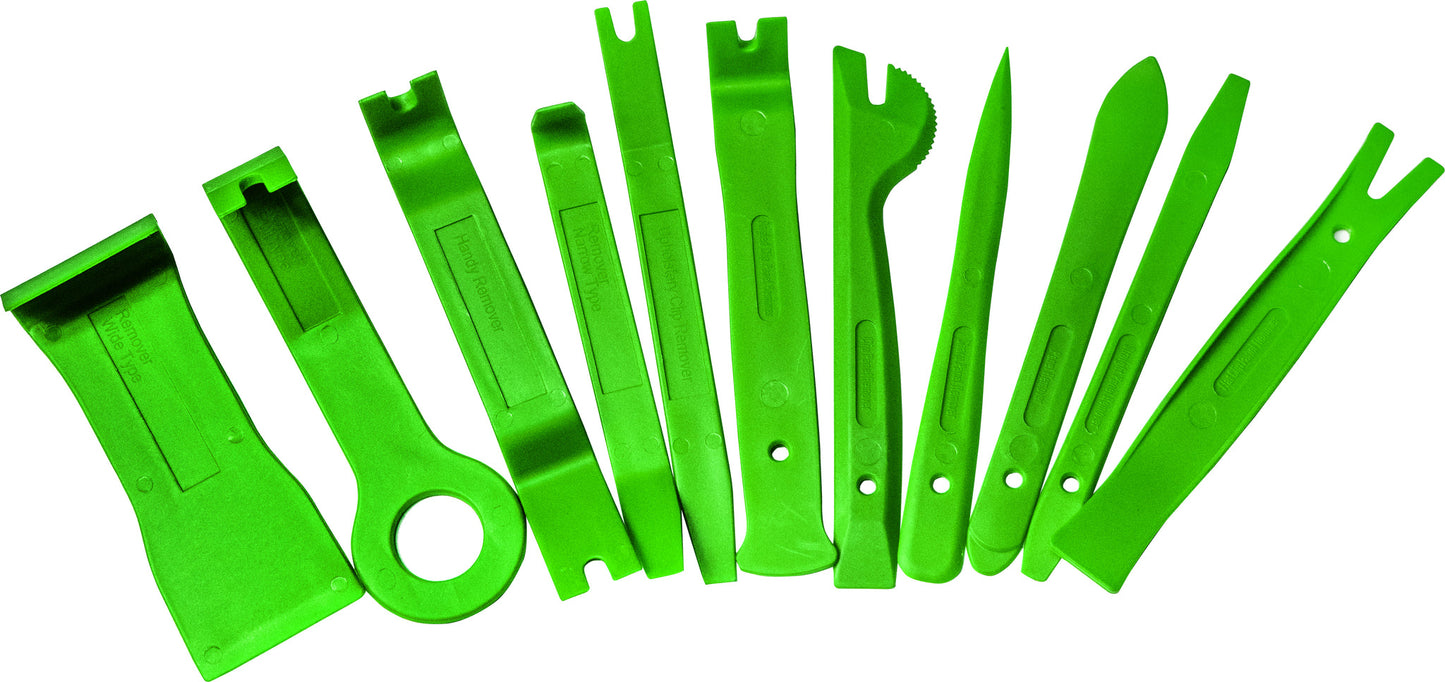 Powerhand SIN-300.0013 Hi-Vis Green Trim Removal Set - 11 Piece