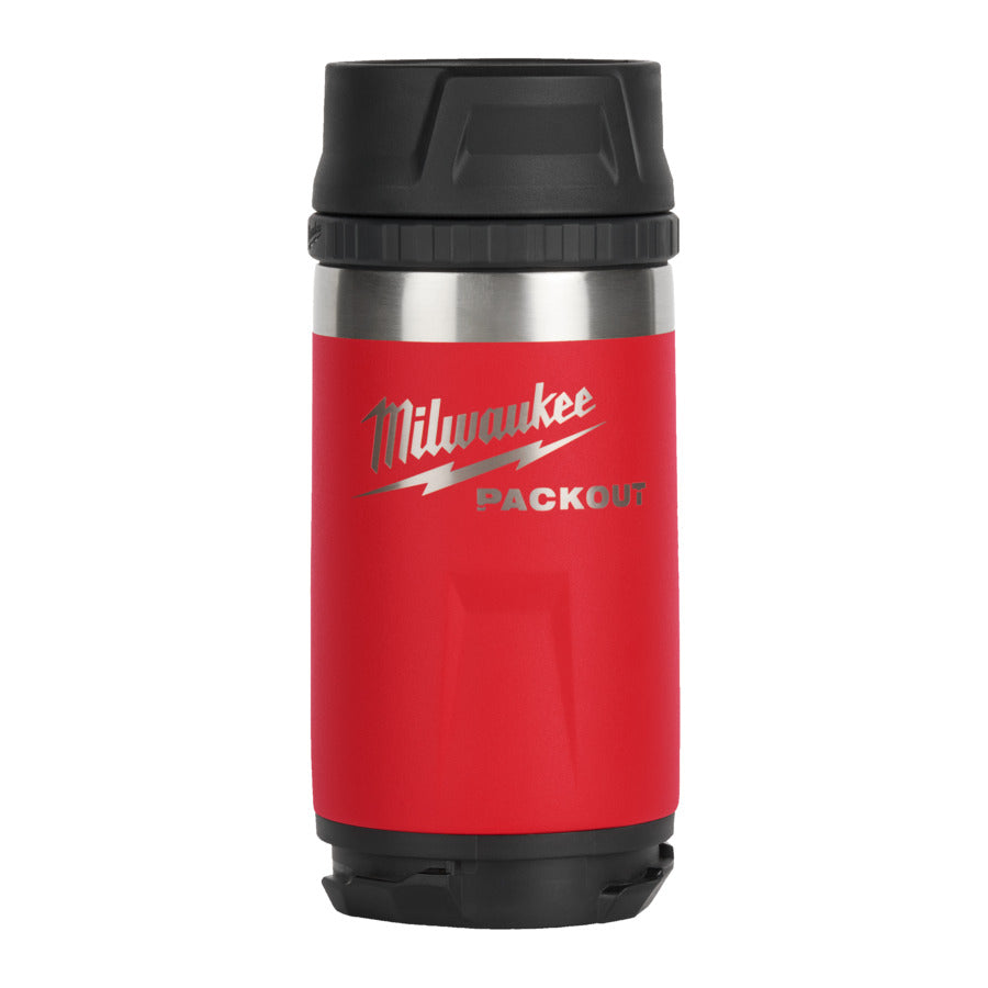 Milwaukee 4932498977 Red Packout Bottle With Sip Lid - 355ml