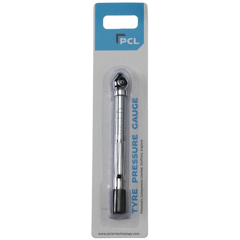 PCL TPG1H07 Tyre Pressure Gauge Angled Head 6-50 PSI
