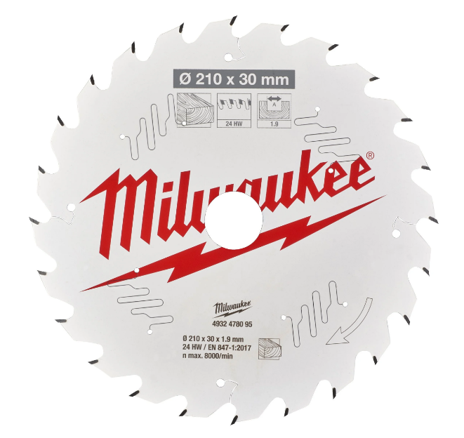 Milwaukee 4932478095 Circular Saw Blade For Table Saw