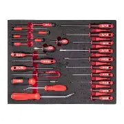 Milwaukee Accessories 4932500755 Foam inlay screwdrivers and crowbars 38-piece