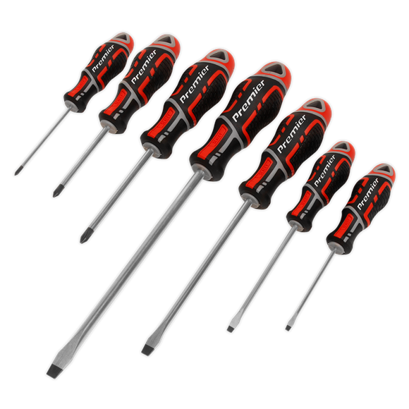 Sealey
Premier GripMAX® Screwdriver Set 7pc - Red