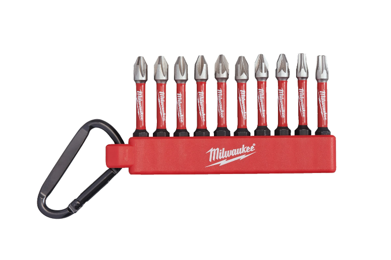 Milwaukee 4932492939 Impact Carabiner Phillips & Torx Set - 10 Piece