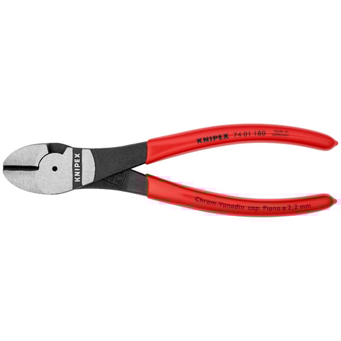Knipex 74 01 180 High Leverage Diagonal Cutters - 180mm