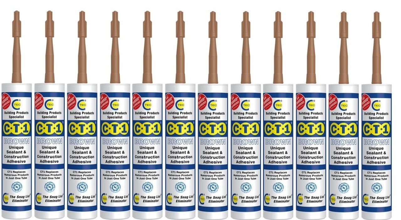CT1 Sealant & Adhesive Brown 290ml (Box of 12)