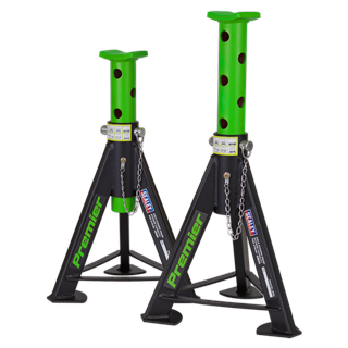 Sealey
Premier Axle Stands (Pair) 6 Tonne Capacity per Stand - Green
