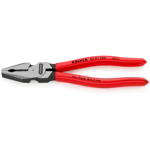 Knipex 02 01 200 High Leverage Combination Pliers - 200mm
