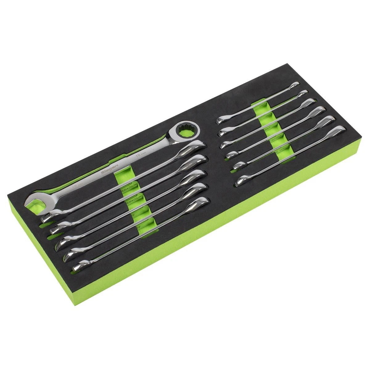 Sealey
Siegen Ratchet Combination Spanner Set 12pc