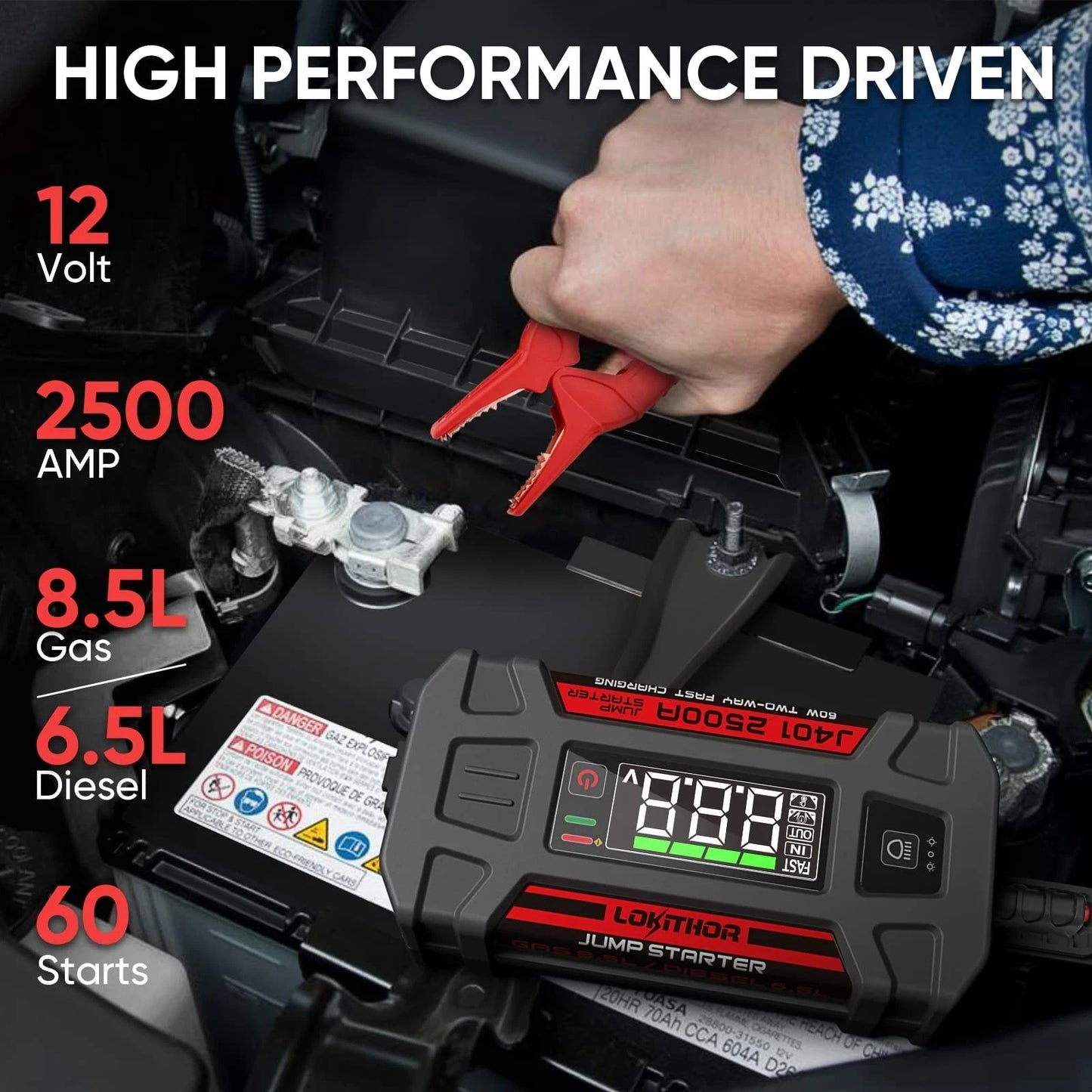 Lokithor Battery Booster - 12v 3500A - LT-J402PRO