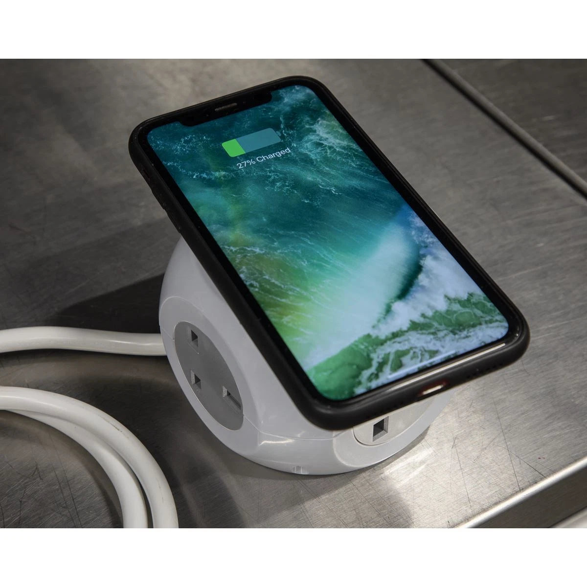 Sealey Extension Cable Cube With Wireless Charging Pad - EL144WC