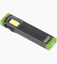 Sealey
Rechargeable Mini Super Beam Aluminium Pocket Light 3W COB LED
