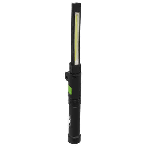 Sealey 
Rechargeable Aluminium Folding Pocket Light 2 COB & 1 SMD LED