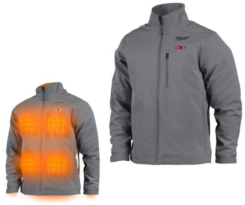 Milwaukee M12HJGREY5-0 M12 Heated Jacket - Various Sizes