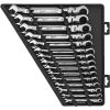 Milwaukee 15 Piece MaxBite Metric Flex Head Ratcheting Combination Spanner Set