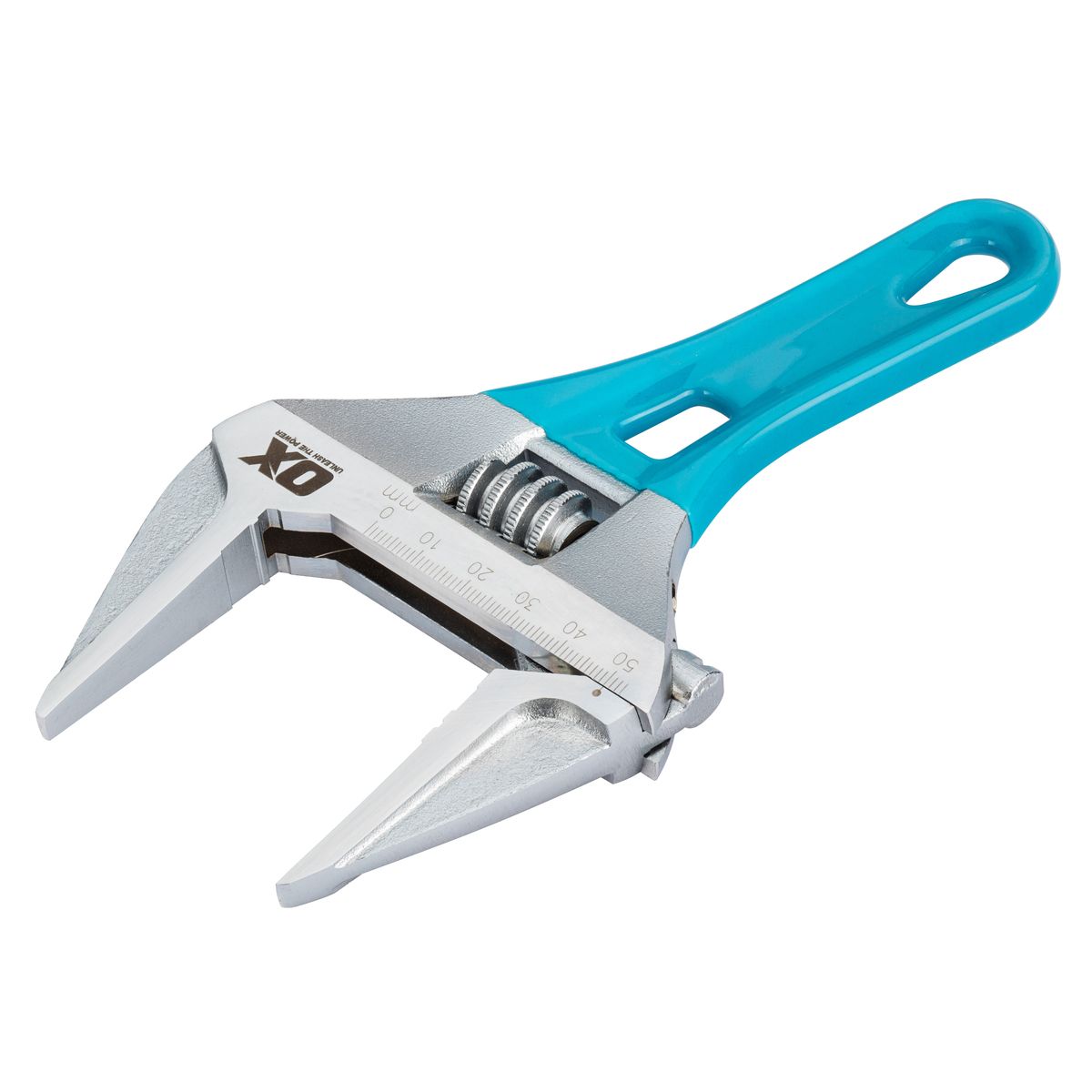 Ox Tools OX-P560507 Pro Series Adjustable Stubby Wrench (Extra Wide Jaw) - 180mm / 7in
