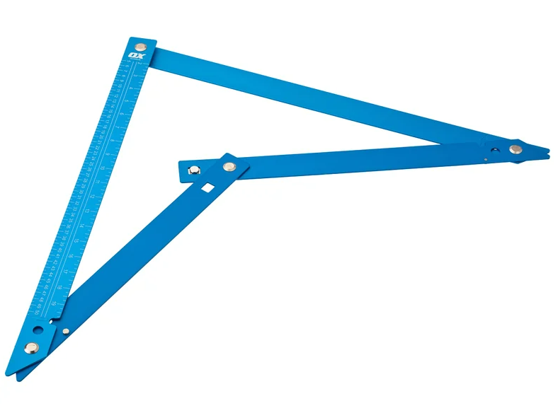 Ox Tools OX-P508712 Aluminium Folding Square - 1200mm/48"