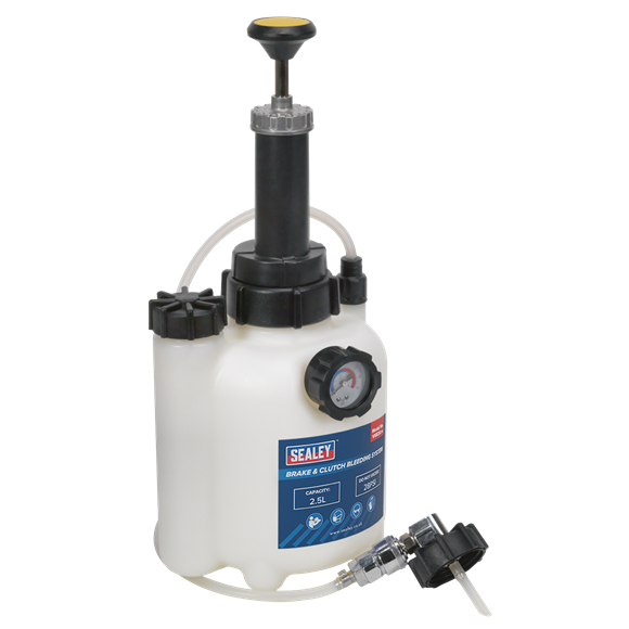 Sealey 
Brake & Clutch Bleeding System 2.5L