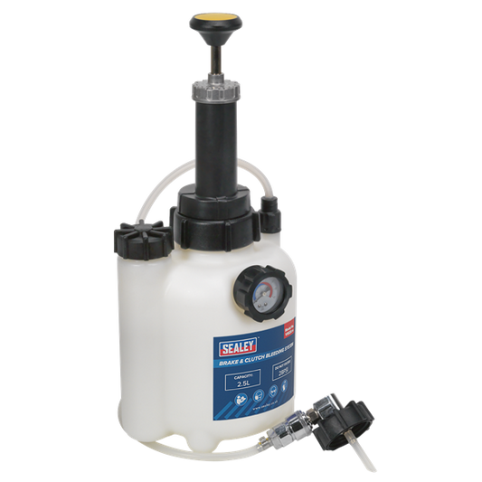 Sealey 
Brake & Clutch Bleeding System 2.5L