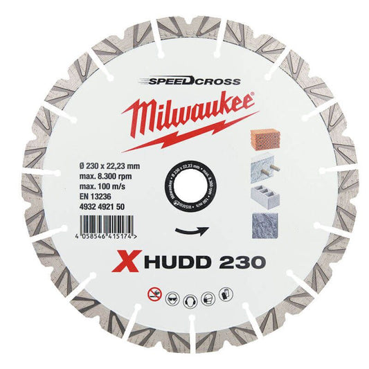Milwaukee XHUDD 230 230mm Premium SpeedCross Diamond Blade