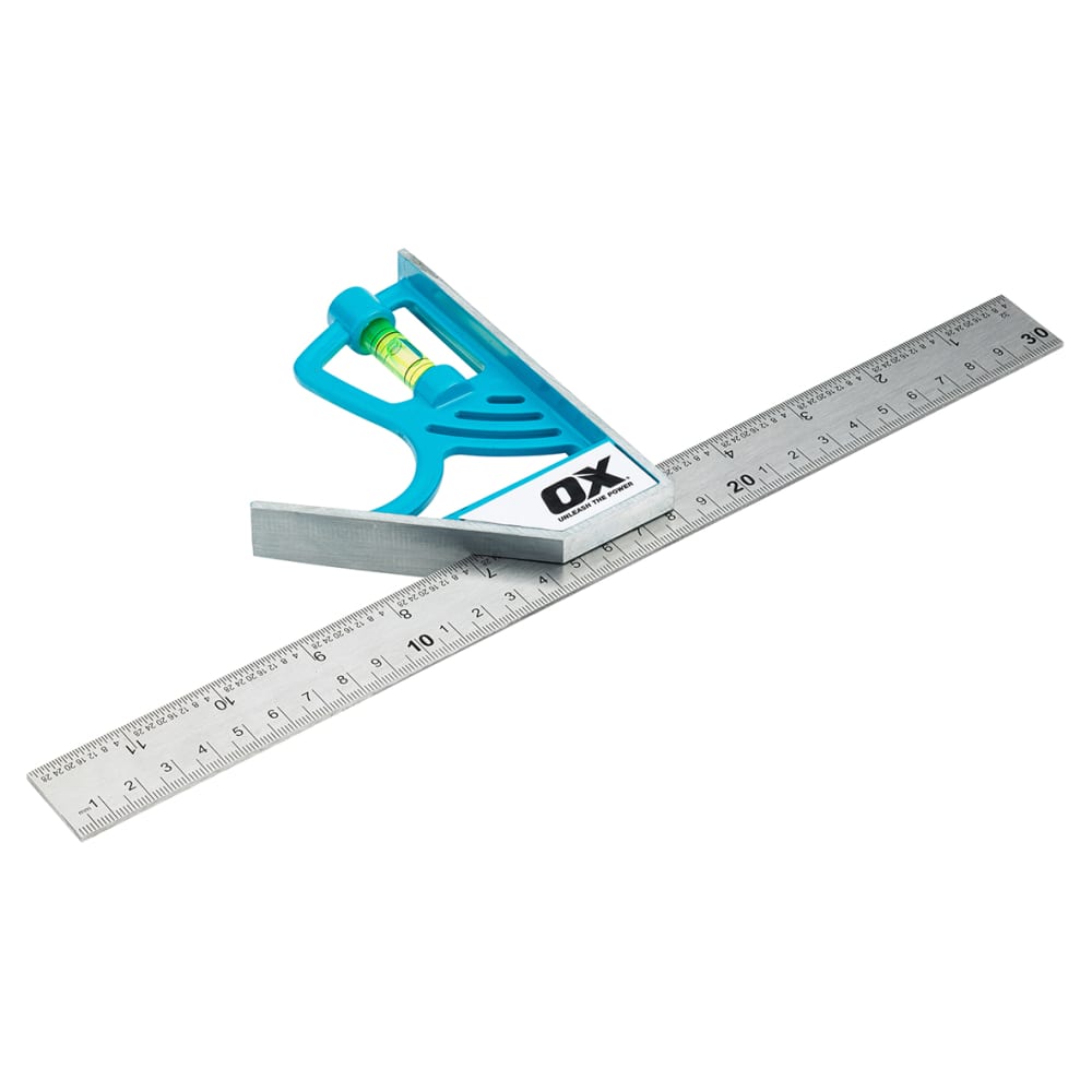 Ox Tools  OX-P504530 Pro Magnetic Combination Square - 300mm/12in
