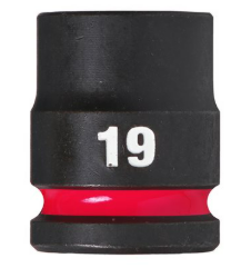 Milwaukee 19mm Shockwave Impact Duty 1/2" Drive Impact Socket Shallow