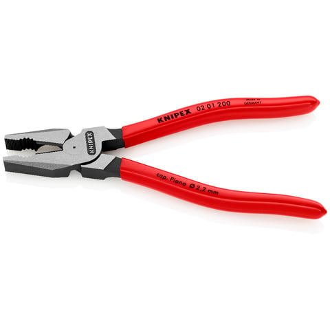 Knipex 02 01 200 High Leverage Combination Pliers - 200mm
