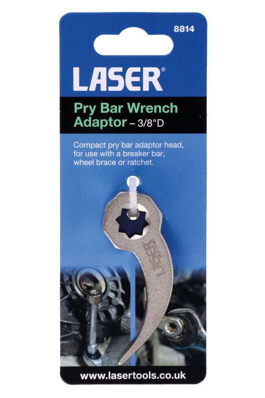 Laser 8814 Pry Bar Wrench Adaptor 3/8" Drive