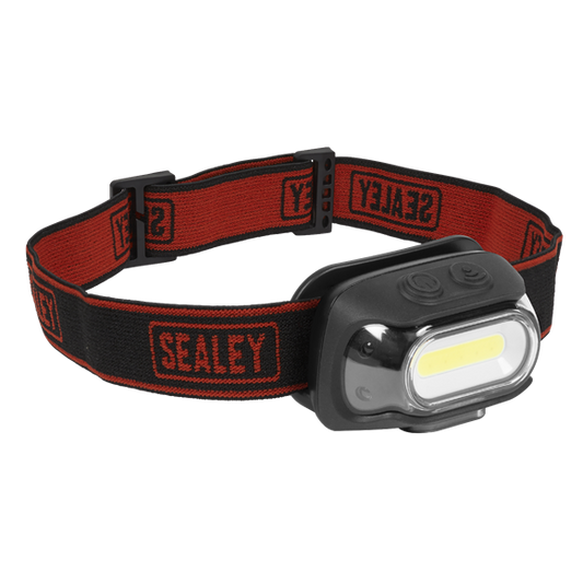 Sealey 
Rechargeable Head Torch with Auto-Sensor 8W COB LED