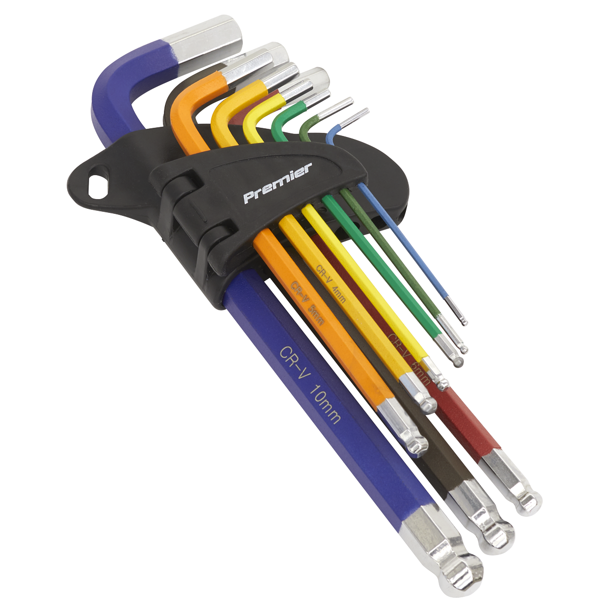 Sealey  Premier Long Ball-End Hex Key Set 9pc