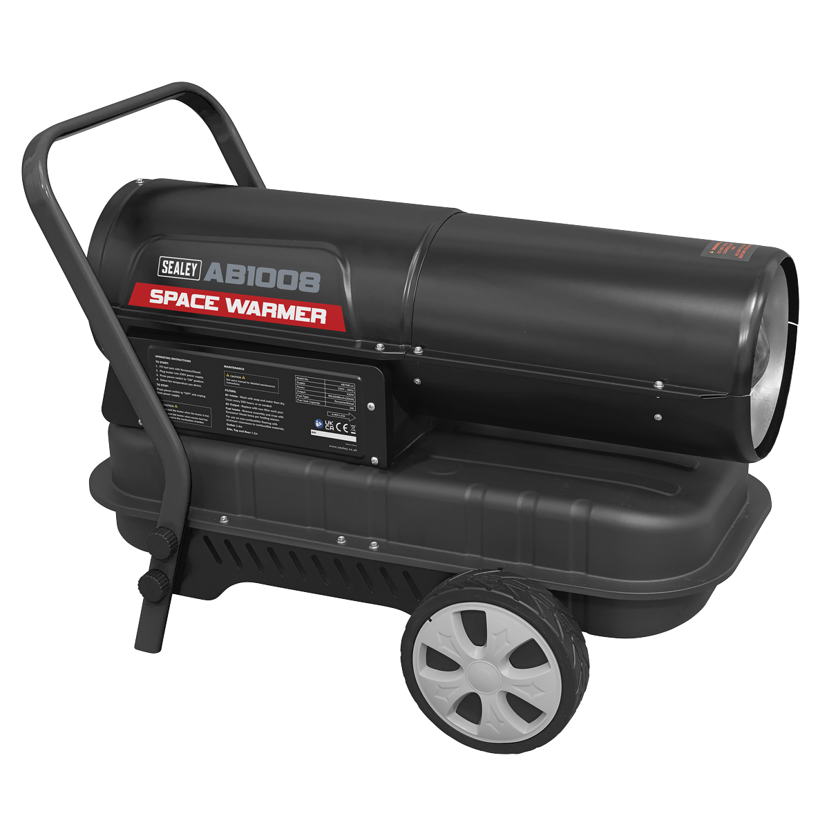 Space Warmer® Kerosene/Diesel Heater with Wheels 100,000Btu/hr