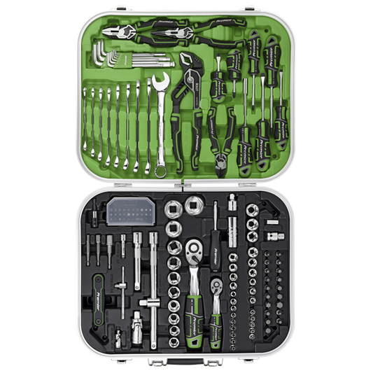 Sealey 
Premier Mechanic's Tool Kit 144pc - Hi-Vis Green