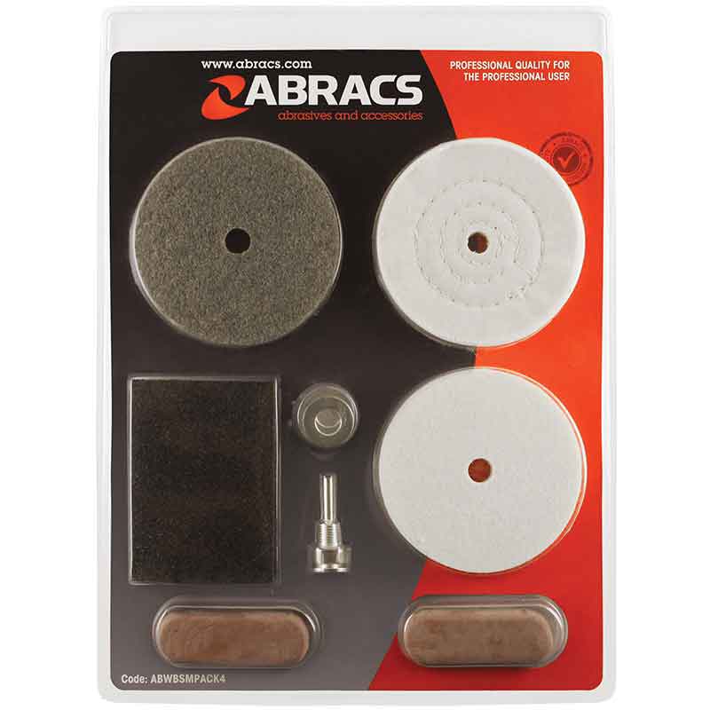 Abracs ABWBSMPACK4 Buffing & Polishing Pack - 7 Piece